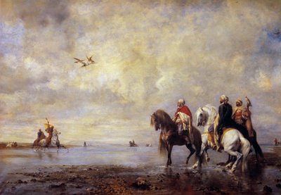 La chasse au héron - Eugène Fromentin