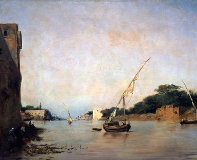 Vue du Nil, 19e siècle - Eugène Fromentin