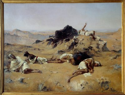 Désert. Hommes mourant de soif - Eugène Fromentin