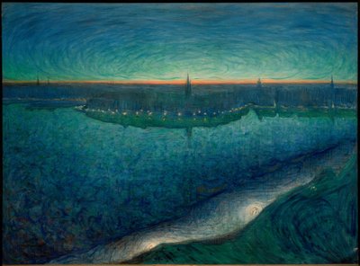 Aube sur le Riddarfjärd - Eugène Jansson