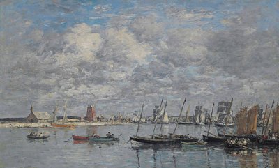 Camaret, le port - Eugene Louis Boudin