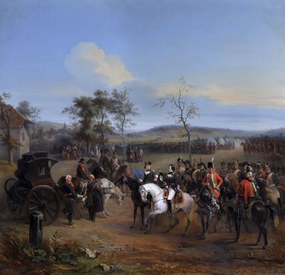 Général Despret et Louis-Philippe, duc de Chartres à Gravelotte, juillet 1792 - Eugène Louis Charpentier