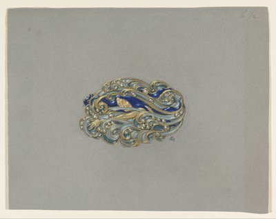 Conception pour une broche - Eugene Grasset