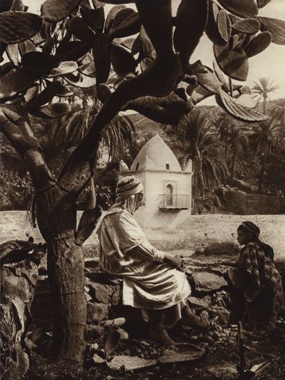 Oasis de Bou-Saada, Tombeau du saint (photo n/b) - European Photographer