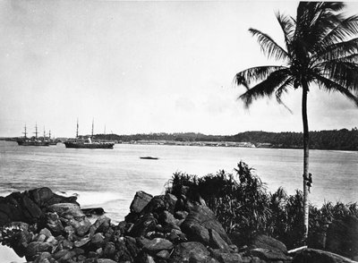 Port de Colombo, vers 1860-80 - European Photographer