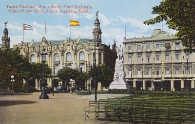 La Havane, Cuba: Opéra, Statue de Marti, Hôtel Inglaterra - European Photographer