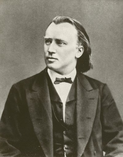 Johannes Brahms, portrait, vers 1876 - European Photographer