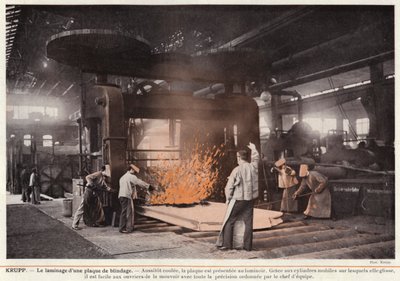Krupp, le laminage d