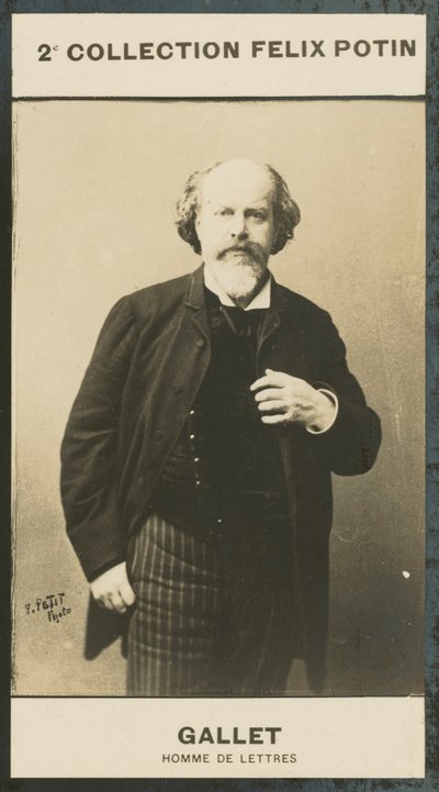 Louis Gallet, Homme de lettres - European Photographer