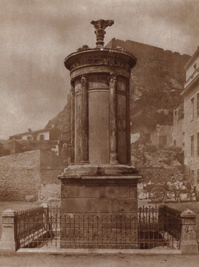 Monument à Dionysos, dieu du vin, érigé à Athènes en 335-34 av. J.-C. par Lysicrates pour célébrer la victoire de son équipe dans les concours théâtraux - European Photographer
