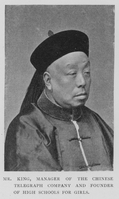 M. King, directeur de la Chinese Telegraph Company et fondateur des lycées pour filles - European Photographer