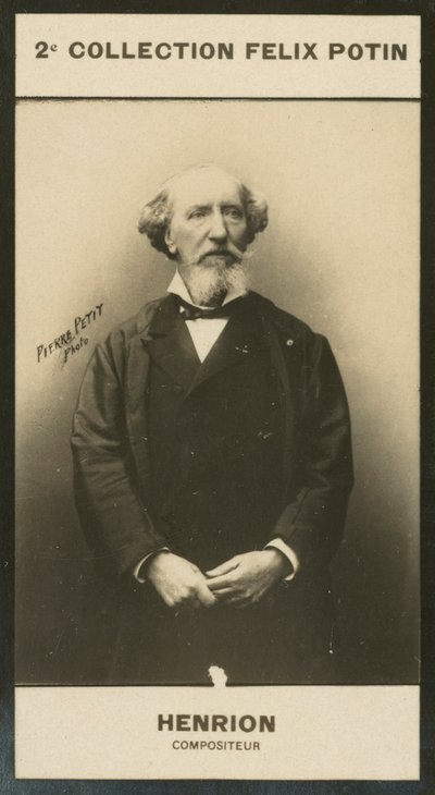 Paul Henrion, Compositeur - European Photographer