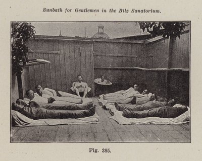 Bain de soleil pour messieurs au sanatorium Bilz - European Photographer