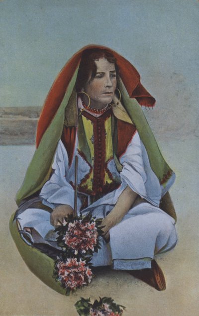 Femme en costume traditionnel, peut-être Afrique du Nord - European Photographer