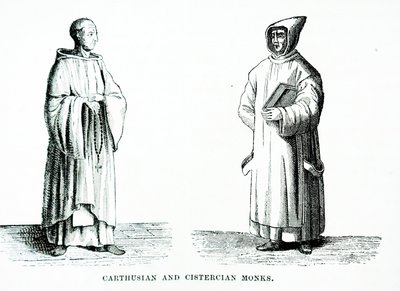 Un moine chartreux et cistercien - European School