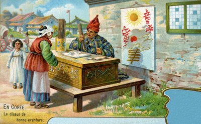 Un diseur de bonne aventure en Corée, 1904 - European School