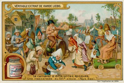 Carnaval masqué aux Pays-Bas au 16ème siècle - European School