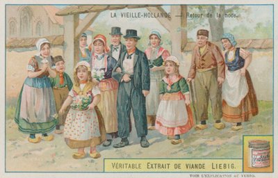 Un cortège de mariage de retour dans la vieille Hollande - European School
