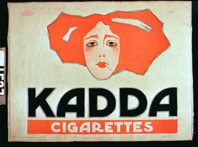 Publicité pour les cigarettes Kadda - European School