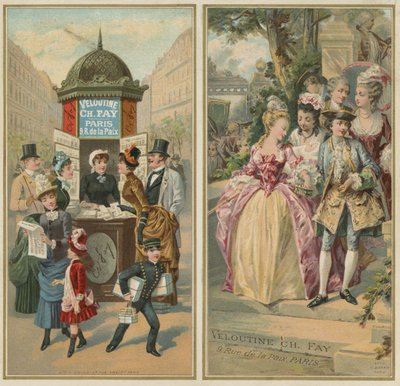 Publicité pour la poudre de riz Veloutine Charles Fay - European School