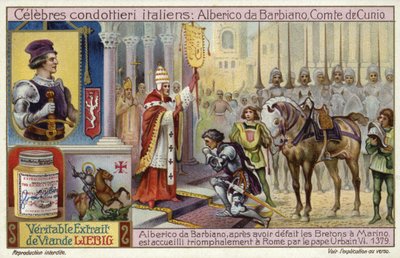 Alberico da Barbiano, comte de Cunio - European School