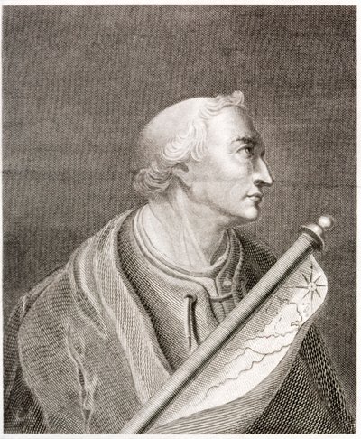 Amerigo Vespucci, navigateur et explorateur italien (gravure) - European School