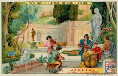 Un jardin italien du XVIe siècle - European School
