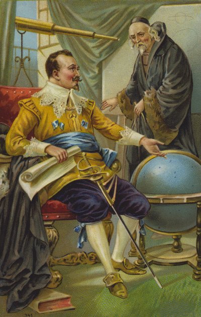 Astronome (chromolitho) - European School