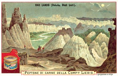 Badlands, Dakota du Sud, USA - European School