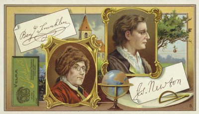 Benjamin Franklin et Isaac Newton - European School