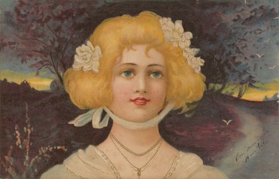 Blonde aux yeux bleus - European School