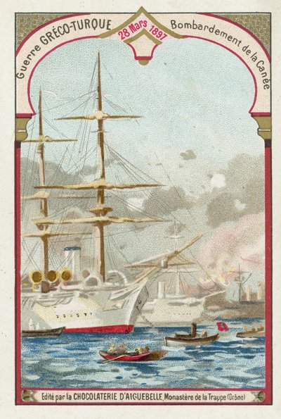 Bombardement de La Canée, Crète, Guerre gréco-turque, 28 mars 1897 - European School