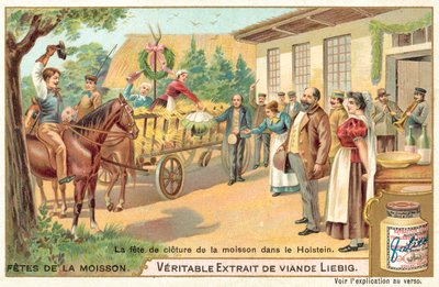 Célébration de la fin de la récolte en Holstein, Allemagne - European School