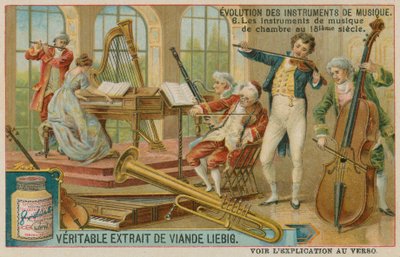 Instruments de musique de chambre du 18ème siècle - European School
