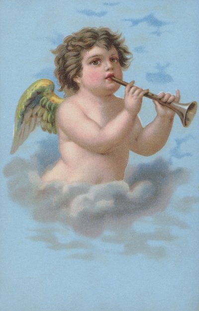 Chérubin jouant de la trompette - European School