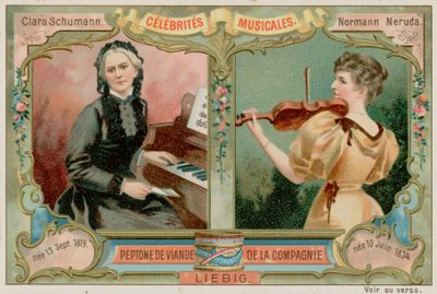 Clara Schumann et Wilma Neruda - European School