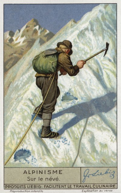 Escalade sur névé - European School