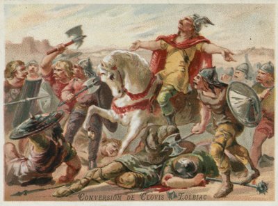 Conversion de Clovis Ier au christianisme à la bataille de Tolbiac, 496 - European School