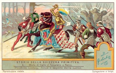 Mort de Charles le Téméraire à la bataille de Nancy, 1477 - European School