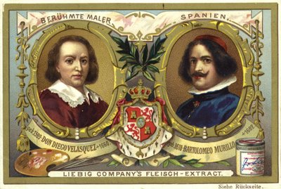 Diego Velasquez et Bartolomé Murillo, artistes espagnols - European School