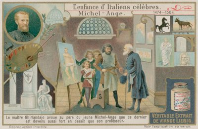 Domenico Ghirlandaio regarde le travail de Michel-Ange - European School