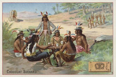 Boire du chocolat Suchard - European School