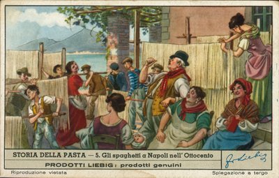 Séchage des spaghettis, Naples - European School