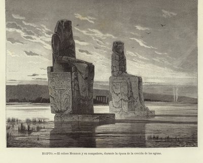 Égypte - Les colosses de Memnon - European School