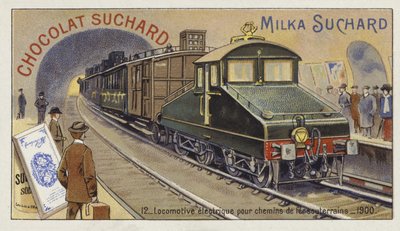 Locomotive électrique pour chemins de fer souterrains, 1900 - European School