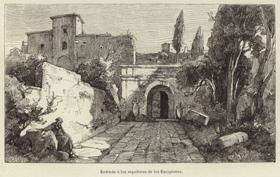 Entrée des sépulcres des Scipions - European School