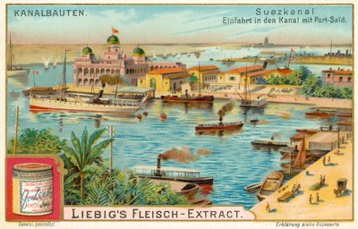 Entrée du canal de Suez, Port-Saïd, Égypte - European School
