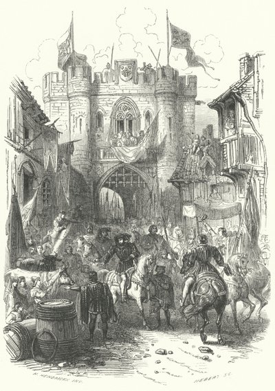 Entrée de Philippe le Hardi, Duc de Bourgogne, à Anvers - European School
