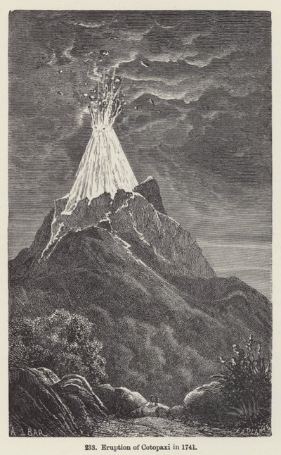 Éruption du Cotopaxi en 1741 - European School