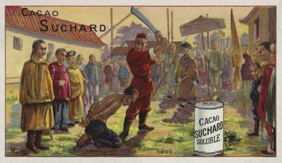 Exécution, Chine, 1900 - European School